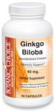 Ginkgo Biloba Nutritional Supplement benefits brain and memory